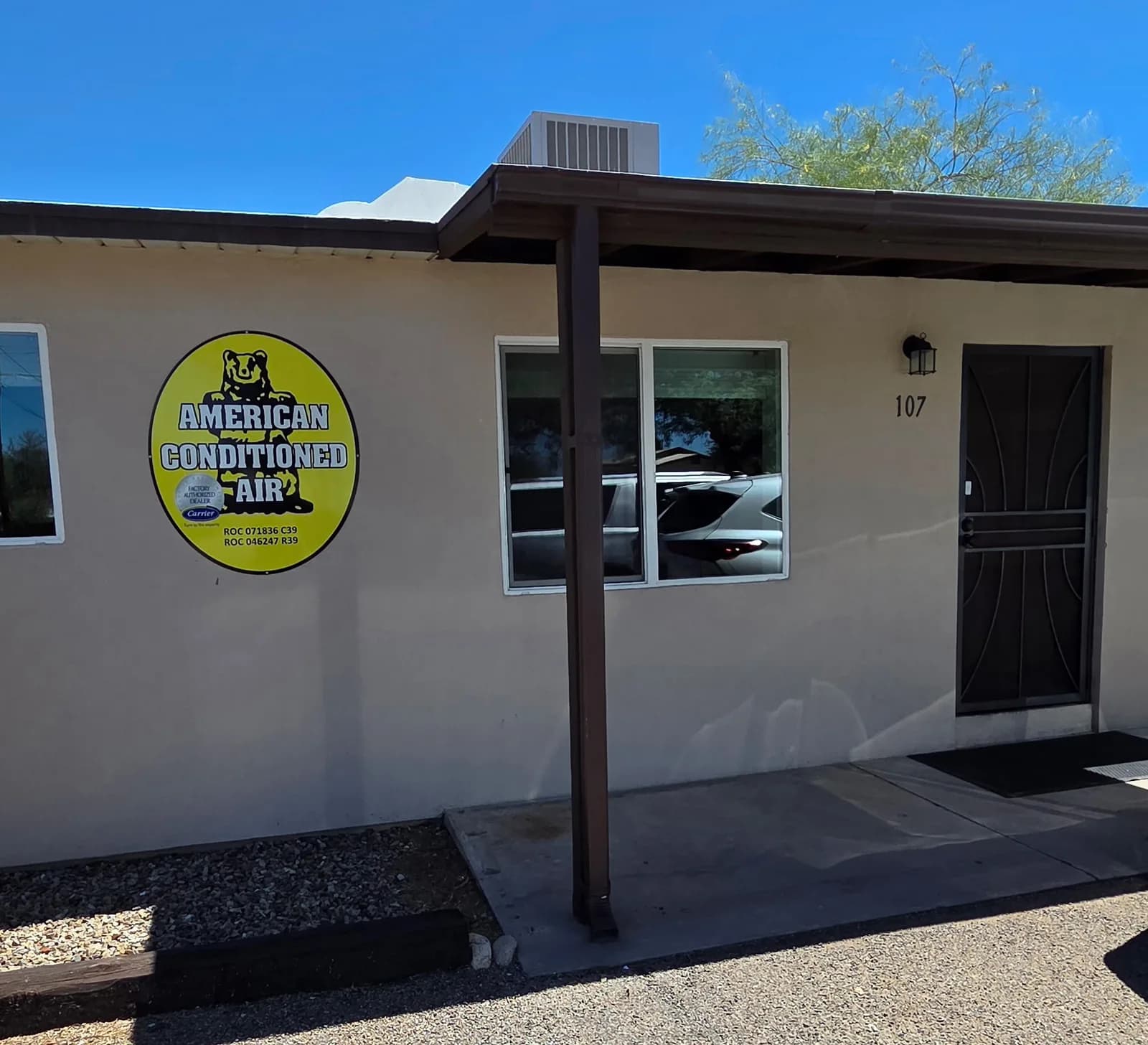 American Conditioned Air office at 107 W. Blacklidge Dr., Tucson
